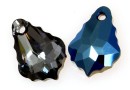 Swarovski, pandantiv baroque, metallic blue, 16mm - x1