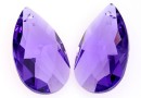 Swarovski, pandantiv picatura, blue violet, 28mm - x1