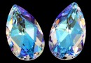 Swarovski, pandantiv picatura, blue aurore boreale, 28mm - x1