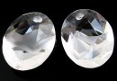 Swarovski, pandantiv kaputt oval, crystal, 26mm - x1