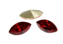 Swarovski navette, fancy chaton, siam, 8mm - x4