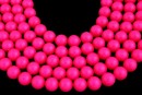Perle Swarovski, neon pink, 3mm - x100