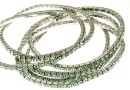 1088 Swarovski Chrysolite bracelet, rhodium plated, 18cm - x1