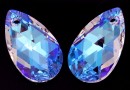 Swarovski, pandantiv picatura, glacier blue, 22mm - x1