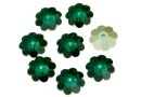 Swarovski, marguerite flower, emerald, 10mm - x4