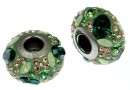 Swarovski, becharmed pavé, green - x1