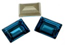 Swarovski, rivoli cabochon, indicolite, 14x10mm - x1