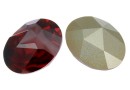 Swarovski, fancy cabochon kaputt oval, red magma, 23x18mm - x1