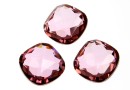 Swarovski, rivoli cabochon, antique pink, 12x12mm - x1