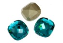 Swarovski, rivoli cabochon, blue zircon, 12x12mm - x1