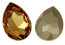 Swarovski, rivoli cabochon, light colorado topaz, 30x20mm - x1