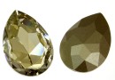 Swarovski, rivoli cabochon, silver shade, 30x20mm - x1