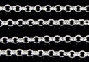 Chain, per foot, 925 silver, 50cm - x1