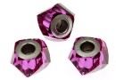 Swarovski, becharmed helix fuchsia, 14mm - x1