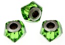 Swarovski, becharmed helix fern green, 14mm - x1