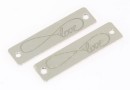Link gravat din argint 925 rodiat, infinit Love, 19x5mm - x1