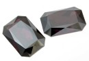 Swarovski, rivoli cabochon amethyst satin, 27x18.5mm - x1