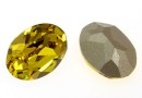 Swarovski, rivoli cabochon lime, 14x10mm - x1