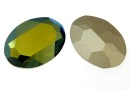 Swarovski, rivoli cabochon iridescent green, 30mm - x1