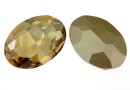 Swarovski, rivoli cabochon golden shadow, 30mm - x1