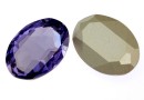 Swarovski, rivoli cabochon light tanzanite, 30mm - x1