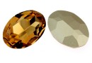 Swarovski, rivoli cabochon light colorado topaz, 30mm - x1