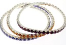 Set 3 1088 Swarovski Romantic bracelets, silver plated, 18cm - x1