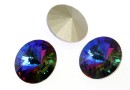 Swarovski, rivoli, meridian blue, 12mm - x2