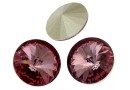 Swarovski, rivoli, antique pink, 8mm - x2