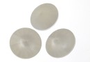 Swarovski, rivoli, powder grey, 18mm - x1