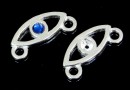 Link evil eye argint 925, 14.5mm - x1