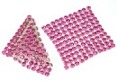 Swarovski Crystal mesh, rose, 3.2x3.2cm - x1
