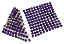 Swarovski Crystal mesh, purple velvet, 3.2x3.2cm - x1