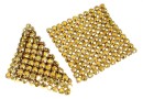 Swarovski Crystal mesh, metallic sunshine, 3.2x3.2cm - x1