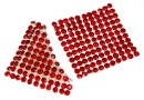 Swarovski Crystal mesh, light siam, 3.2x3.2cm - x1
