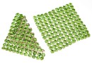 Swarovski Crystal mesh, peridot, 3.2x3.2cm - x1