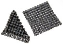 Swarovski Crystal mesh, silver night, 3.2x3.2cm - x1