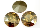 Swarovski, fancy rivoli, golden shadow, 27mm - x1