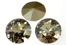 Swarovski, fancy rivoli, silver shade, 27mm - x1