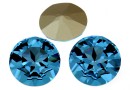 Swarovski, fancy rivoli, aquamarine, 27mm - x1