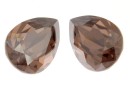 Swarovski, fancy picatura, vintage rose satin, 14x10mm - x1