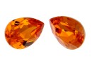 Swarovski drop fancy, tangerines, 14x10mm - x1