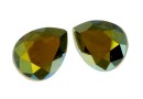 Swarovski, fancy picatura, iridescent green, 14x10mm - x1