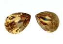 Swarovski, fancy picatura, light colorado topaz, 14x10mm - x1