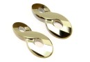 Swarovski, pandantiv infinity, metallic light gold 2x, 26mm - x1