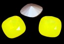 Swarovski, fancy square, yellow opal, 12mm - x1