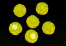 Swarovski, margele, rotund fatetat, yellow opal, 6mm - x6