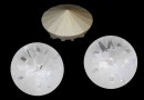 Swarovski, fancy rivoli Sea urchin, crystal, 14mm - x1