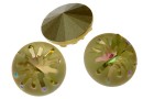Swarovski, fancy rivoli Sea urchin, luminous green, 10mm - x1