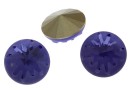 Swarovski, fancy rivoli Sea urchin, tanzanite, 10mm - x1